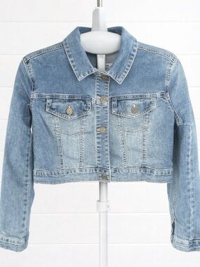 Garage Denim Crop Jacket - L